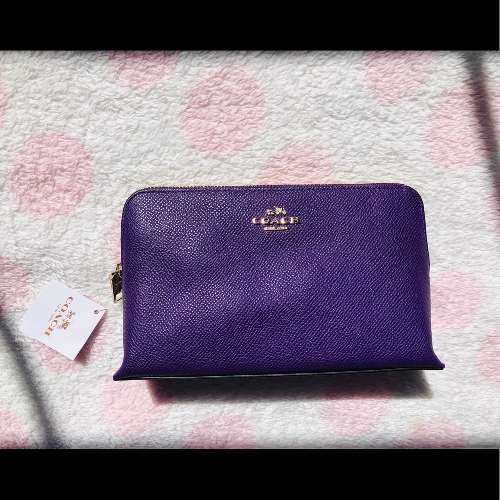NWT COACH Makeup Cosmetic Bag